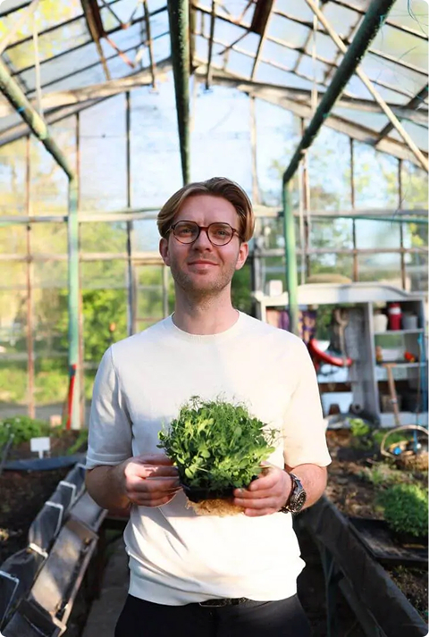 Mat con Microgreens