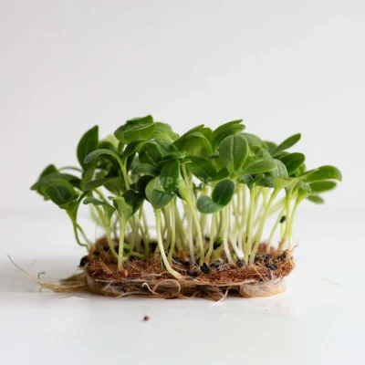 Μποράγκο microgreens καλλιεργημένα από τους δικούς μας σπόρους